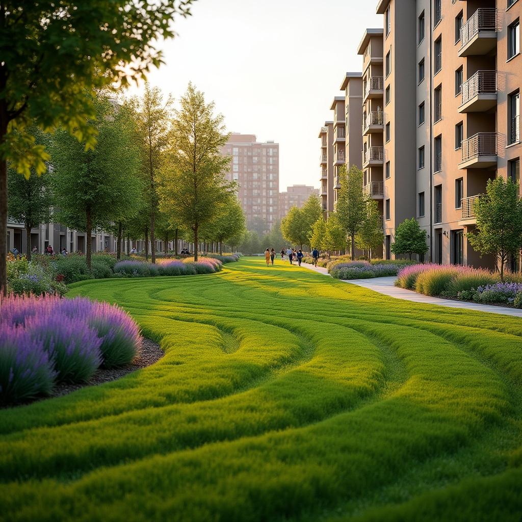 Amenajare spațiu verde complex rezidențial Timișoara